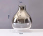 Silver Gradient Style Home Decoration Glass Vase