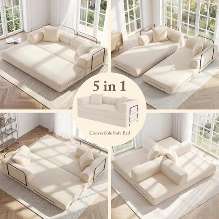 Cloud Boneless Convertible Floor Sofa Bed
