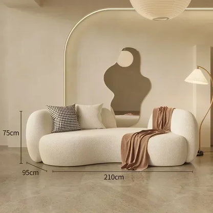 Modern Luxury Sectional Sofa Set with Recliner