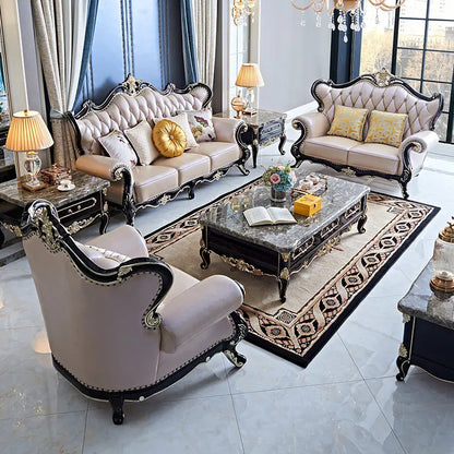 Nordic European Living Room Sofa Set