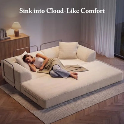 Cloud Boneless Convertible Floor Sofa Bed