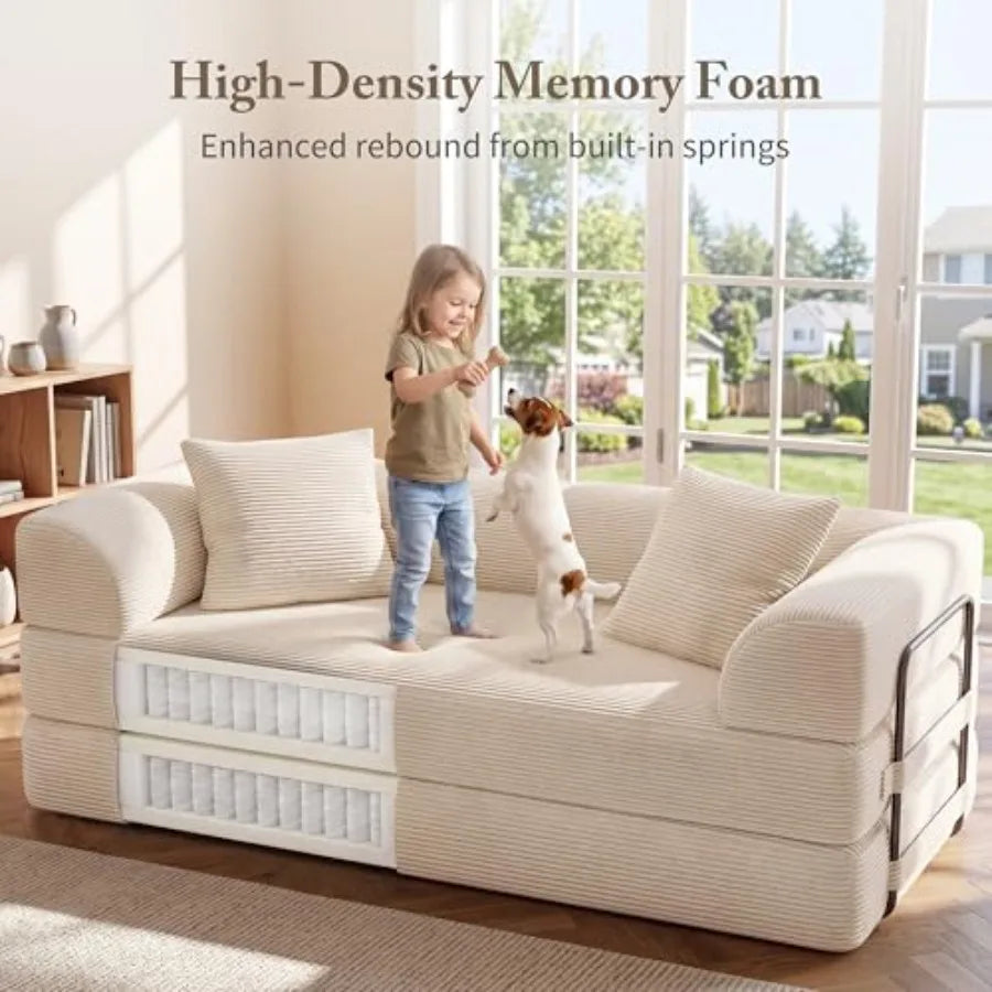 Cloud Boneless Convertible Floor Sofa Bed
